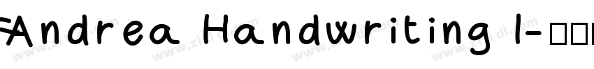 Andrea Handwriting I字体转换
